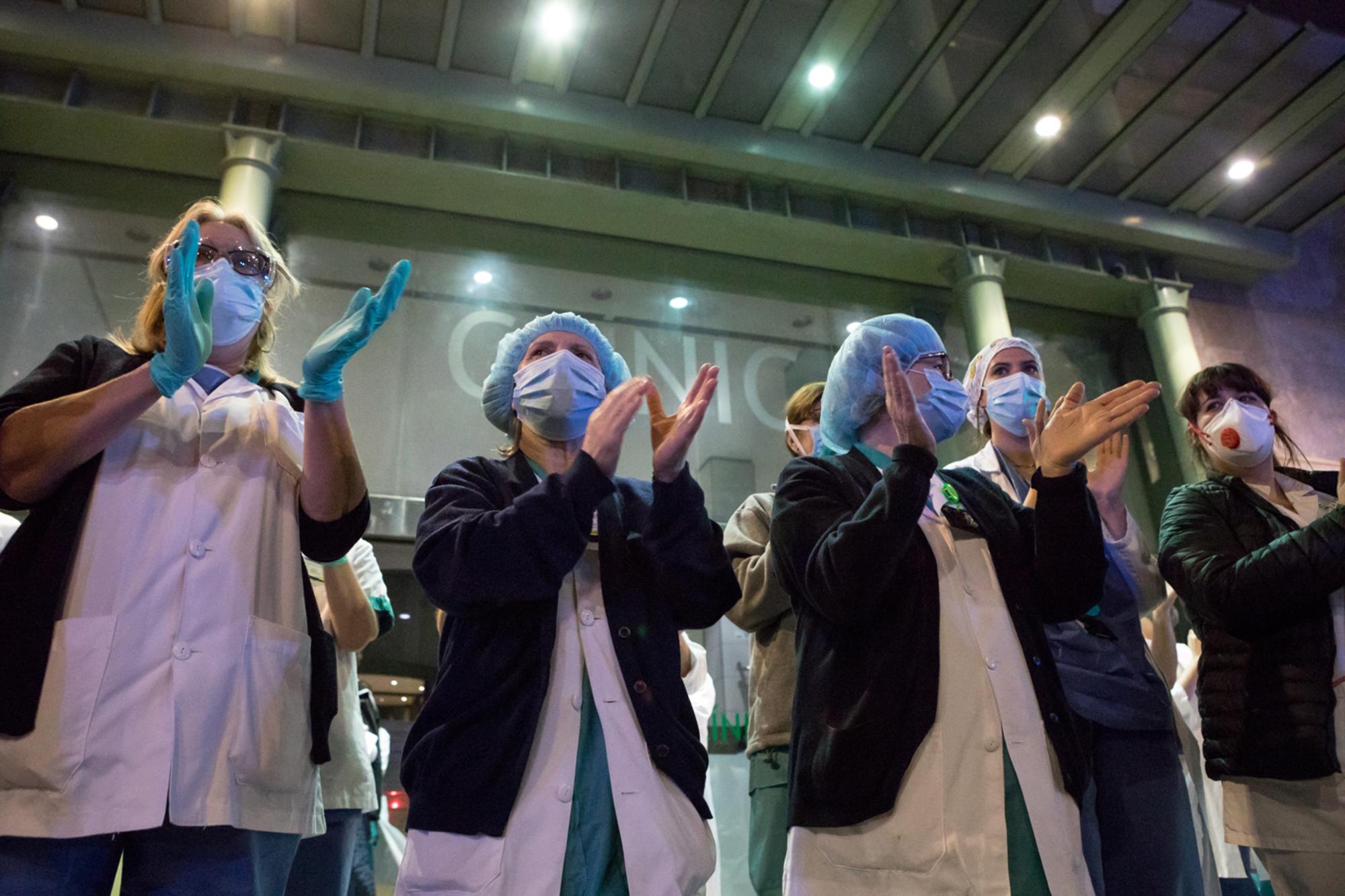 sanitarios en lucha